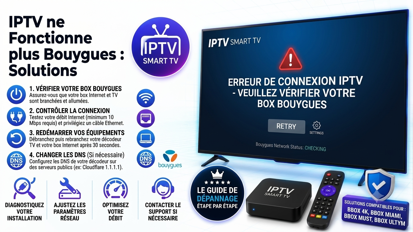 IPTV ne Fonctionne plus Bouygues